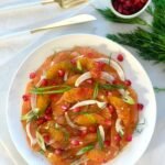 Carpaccio de saumon, fenouil, clémentines ou oranges sanguines • Leslie en Cuisine