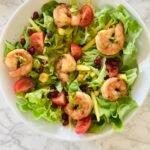 Salade de scampis, miel et paprika fumé • Leslie en Cuisine