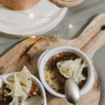 Crème brulée Tête de Moine AOP, cèpes et noisettes • Leslie en Cuisine