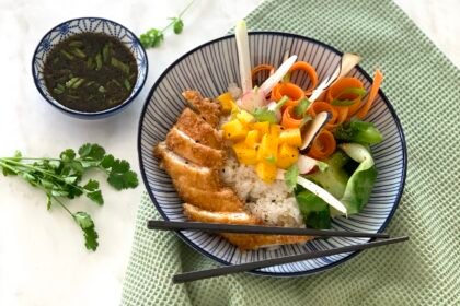 Poké Bowl Poulet croquant - Légumes