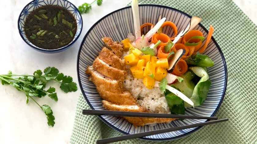 Poké Bowl Poulet croquant - Légumes