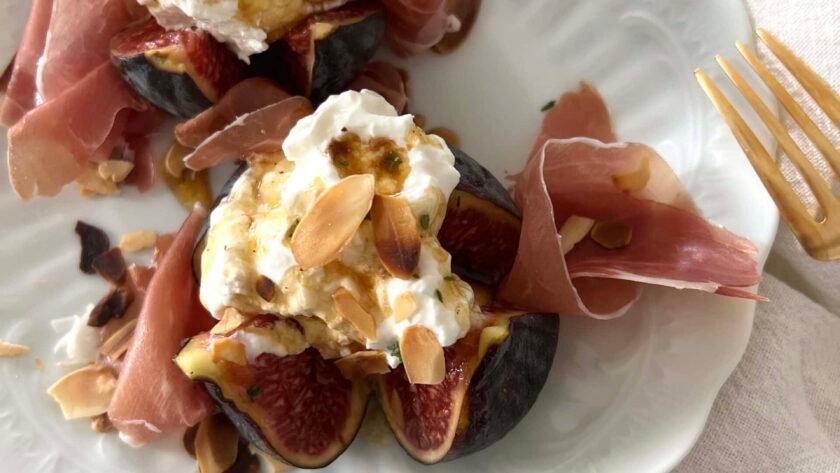 Figues & burrata • Leslie en Cuisine