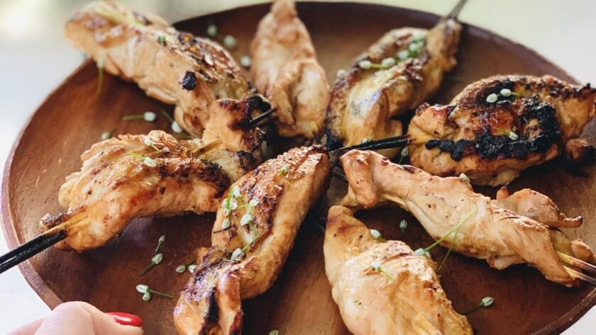 Brochettes de poulet Label Rouge marinées