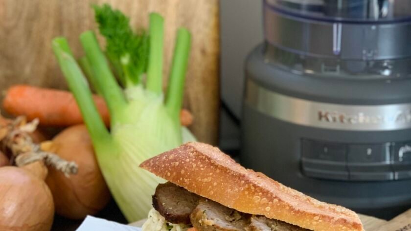 Sandwich Boulettes & ses crudités maison 100 % local