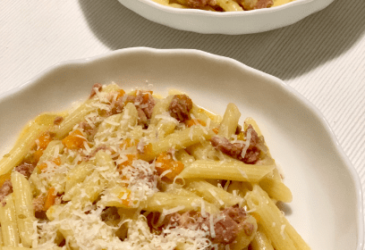 Pennette au ragù blanc • Leslie en Cuisine