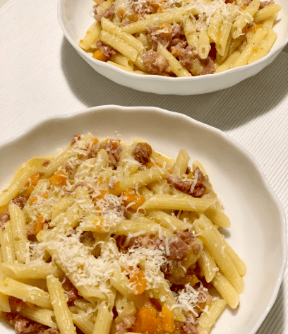 Pennette au ragù blanc • Leslie en Cuisine