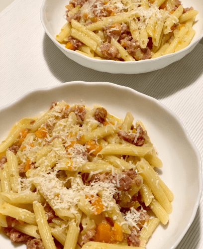 Pennette au ragù blanc • Leslie en Cuisine