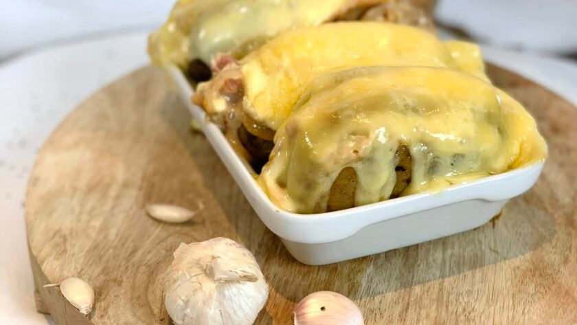 Pomme de terre farcie façon tartiflette à la belge