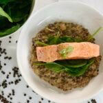 Saumon Bio / Lentilles Vertes / Jeunes Pousses d’épinard