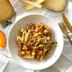 Penne Potimarron / Lardon et Comté vieux