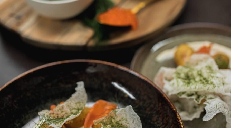 La pomme de terre aigre et son saumon fumé