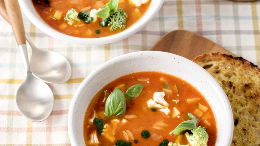 Minestrone de printemps • Leslie en Cuisine