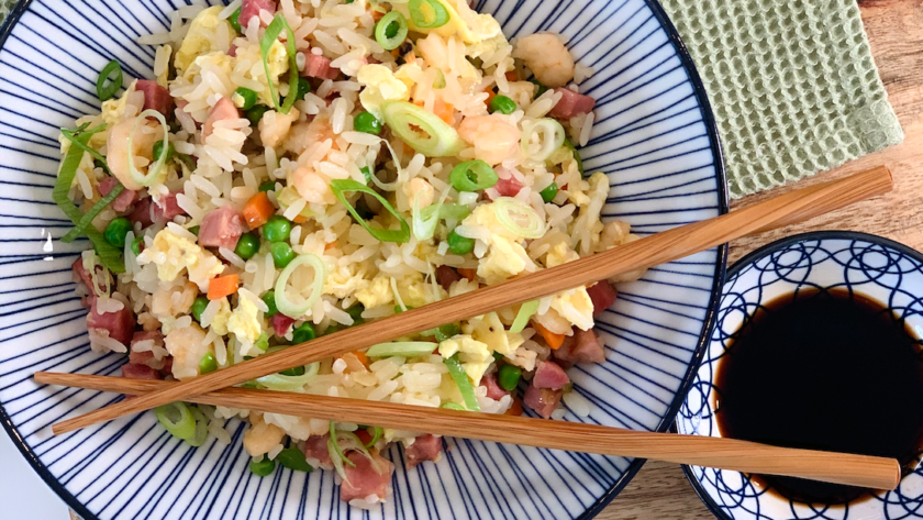 Riz cantonais • Leslie en Cuisine