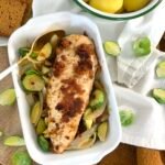 Blanc de poulet, chou de Bruxelles et pain d'épices • Leslie en Cuisine