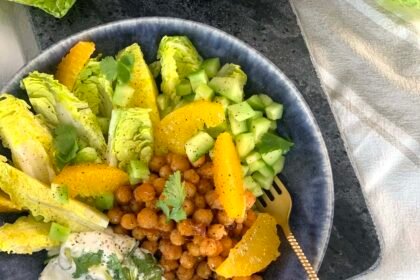 Salade de pois chiches • Leslie en Cuisine