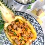 Porc sauté à l’ananas et riz blanc • Leslie en Cuisine