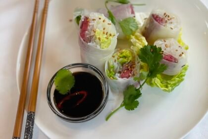 Rouleau de printemps au Boeuf Thaï • Leslie en Cuisine