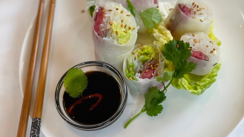 Rouleau de printemps au Boeuf Thaï • Leslie en Cuisine