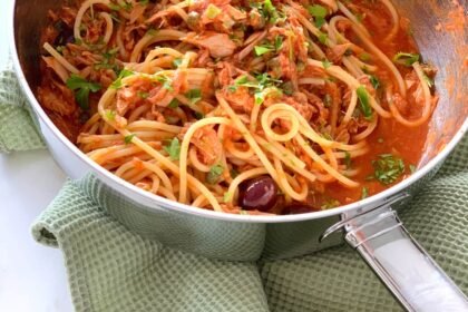 Linguine au thon d'Antonia • Leslie en Cuisine