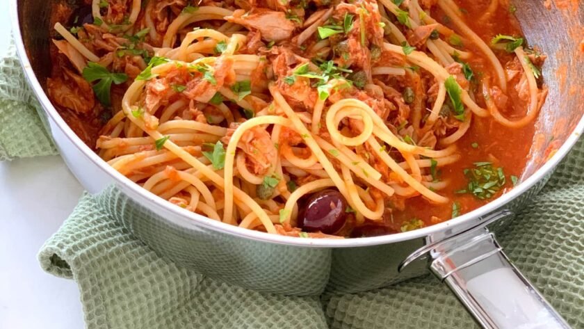 Linguine au thon d'Antonia • Leslie en Cuisine