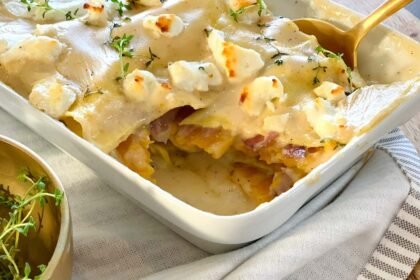 Lasagne à la courge, velouté, coppa et chèvre • Leslie en Cuisine